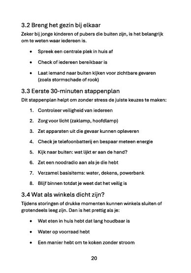 Voorbeeldpagina 2 uit het boek Als de sirene gaat!